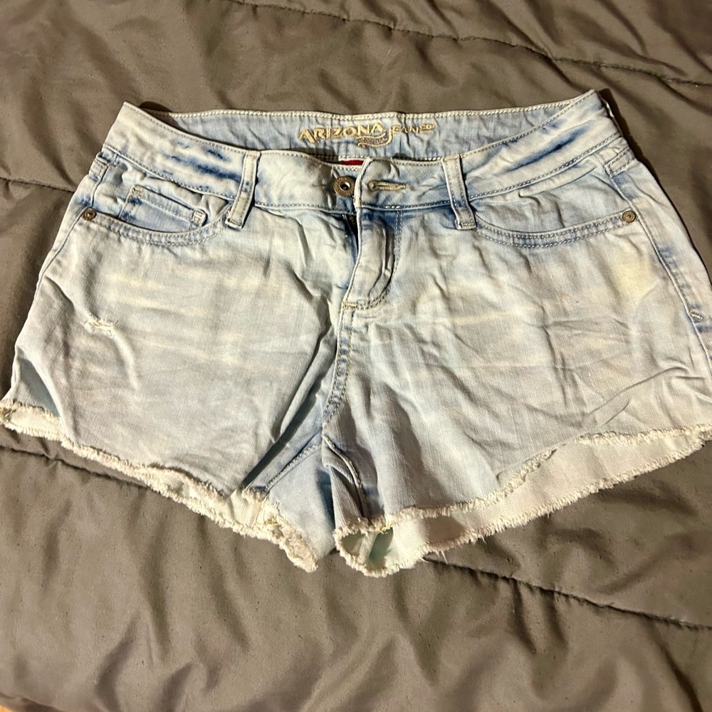 Arizona Jean Company Women's Faded Blue Jean Shorts
